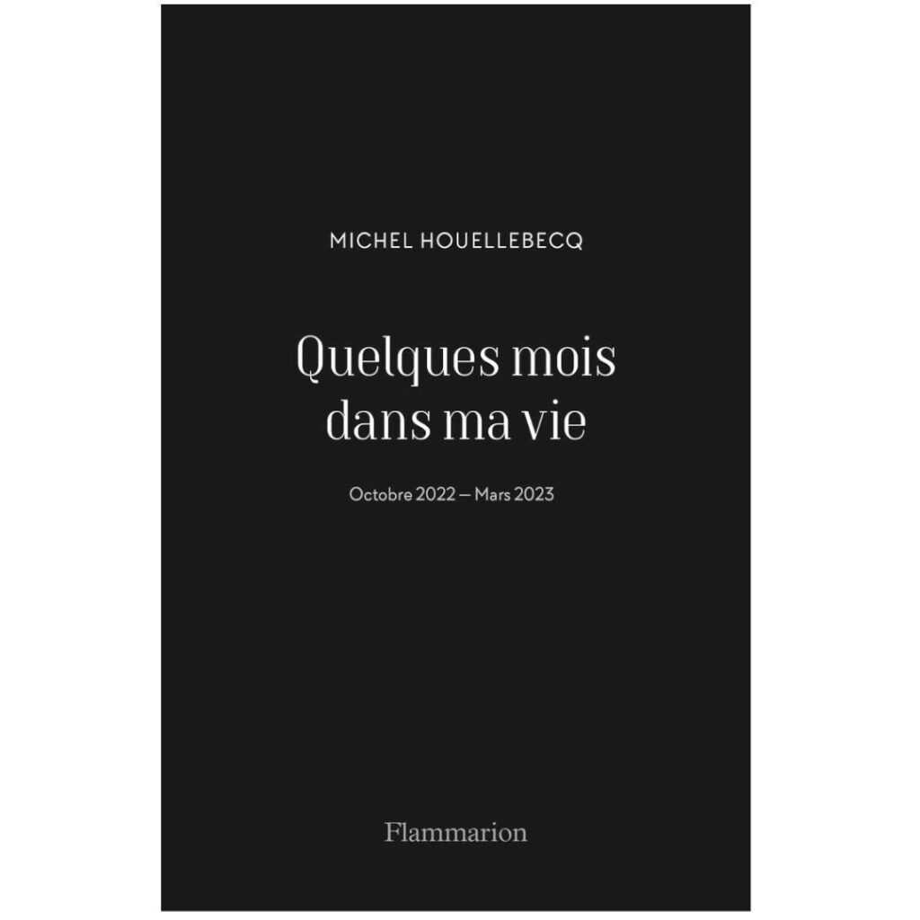 Quelques mois dans ma vie de Michel Houellebecq