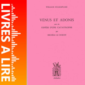 Vénus et Adonis de William Shakespeare